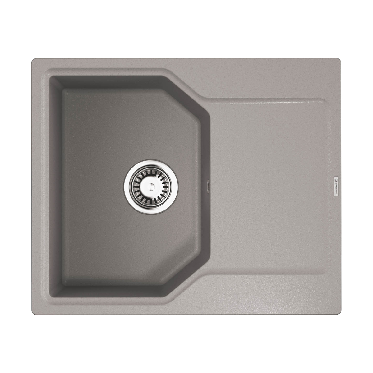 Omoikiri Yonaka 61-GR Artgranit/leningrad grey