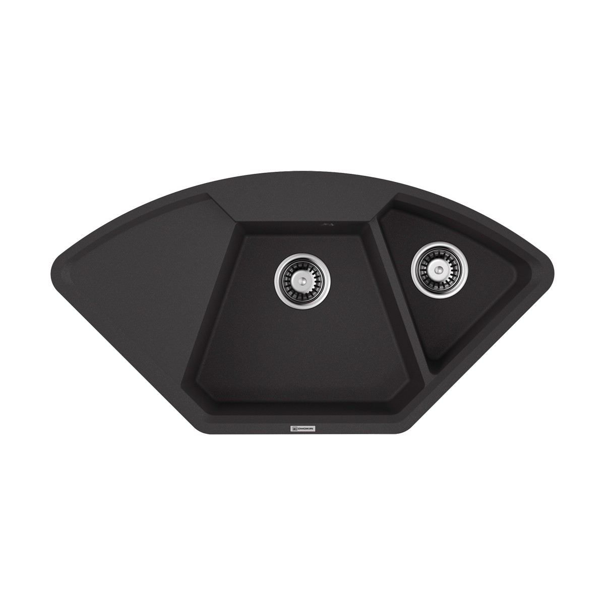 Omoikiri Yonaka 98-C-BL Artgranit/черный Omoikiri Yonaka 98-C-BL Artgranit/черный