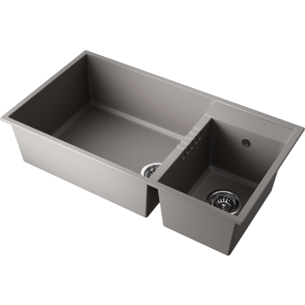 Мойка для кухни OMOIKIRI Tedori 85-2-U — leningrad grey — изображение 1