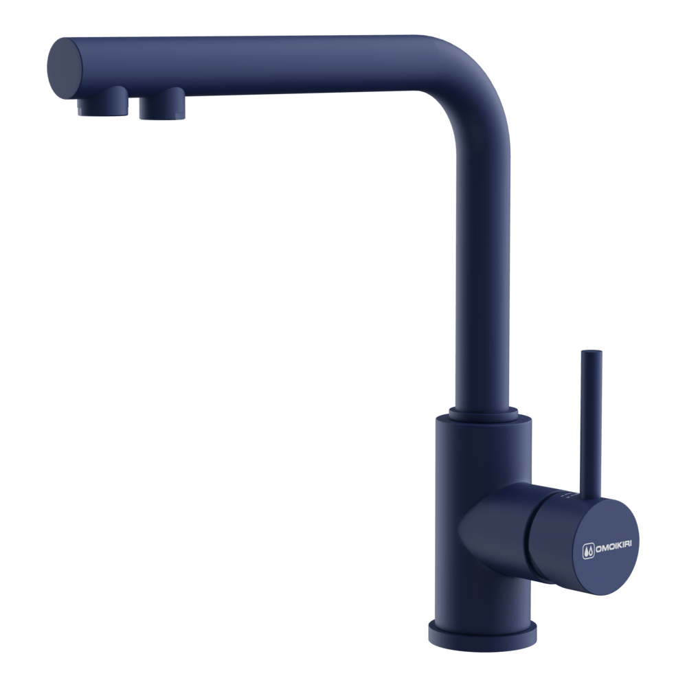 Смеситель для кухни OMOIKIRI Nakagawa 2 Plus — indigo blue